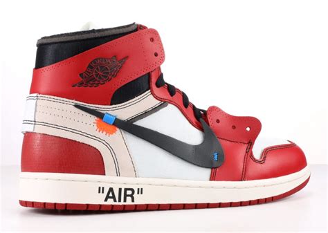 off-white x air jordan 1 retro high og 'chicago replica